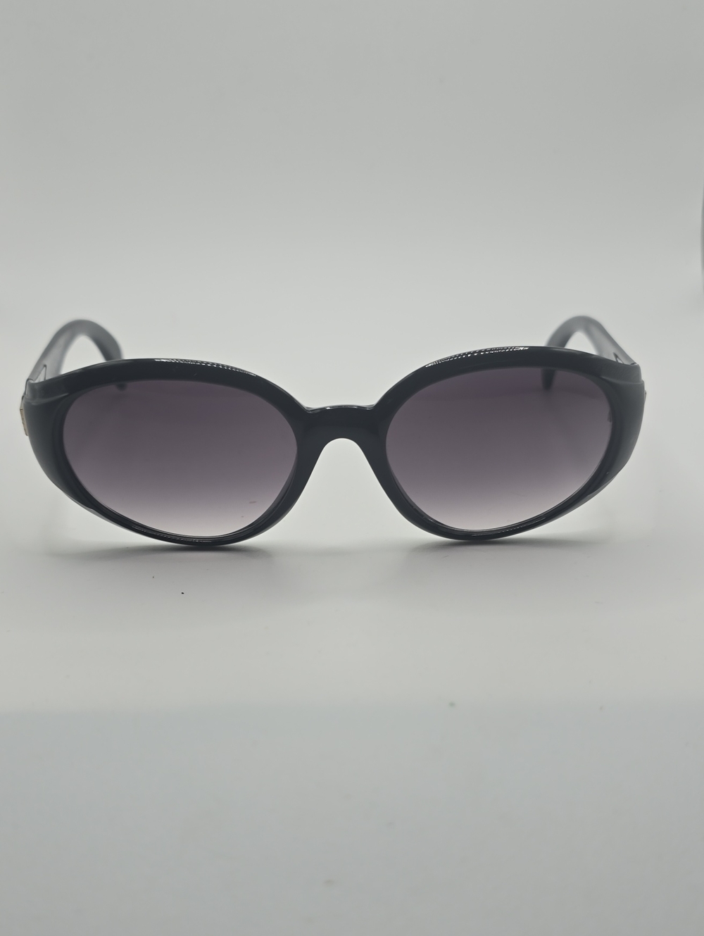 Givenchy Black Oval Women's Sunglasses with Gradient Lenses